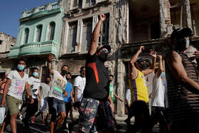 El año 2021 estuvo marcado en Cuba por las masivas protestas antigubernamentales del 11 de julio, inéditas en la Isla