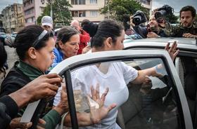 Represión a las Damas de Blanco durante el pasado Día de los Derechos Humanos