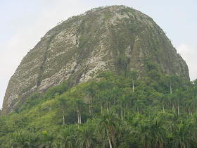 La Gran Piedra, en la región oriental de Cuba