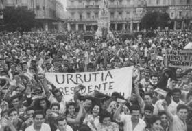 Contradicción aparente: apoyo popular al presidente Urrutia (enero de 1959). Nadie saldría a apoyarlo en julio del mismo año