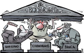 Neoliberalismo, caricatura