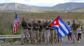 Marines en la Base Naval de Guantánamo