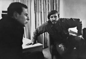 Jean Daniel y Fidel Castro