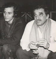 Manuel Pereira con Gabriel García Márquez.