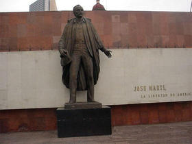 Monumento a José Martí en la capital mexicana