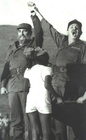 Fidel y Raúl Castro