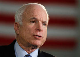 John McCain, virtual candidato presidencial republicano.