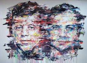 John F. Kennedy y Lee Harvey Oswald, por Hom Nguyen (Pinterest)