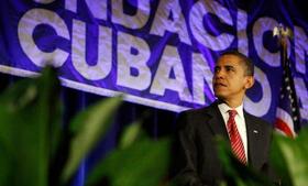 El presidente Barack Obama en la Fundación Nacional Cubano Americana