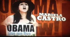 Anuncio político de la campaña de Romney, en que se asociaba a Obama con Hugo Chávez y Mariela Castro