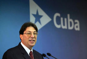 El ministro de Exteriores cubano, Bruno Rodríguez Parrilla