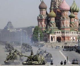 Desfile militar en Moscú durante la época de la desaparecida Unión Soviética