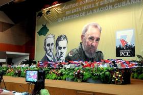 Sesión plenaria del VII Congreso Comunista de Cuba