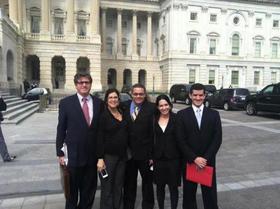 Algunos de los miembros de C.A.F.E. De izquierda a derecha: Arturo López-Levy, María Isabel Alfonso, Benjamin Willis, Romy Aranguiz y Andrés Ruiz