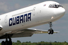 Avión de Cubana de Aviación