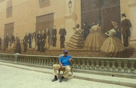 Mural en la calle Mercaderes, en La Habana