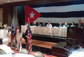 Participantes en el II Encuentro Nacional Cubano, San Juan, Puerto Rico, 2016 (foto de Martínoticias)