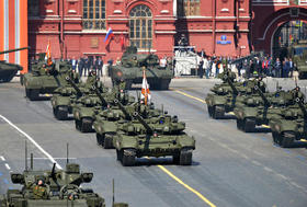 Desfile militar en Moscú, en esta imagen de archivo