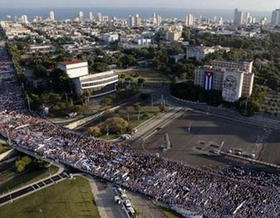 Desfile del Primero de Mayo en La Habana