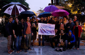 Actividad en Cuba por la Justicia para Ayotzinapa