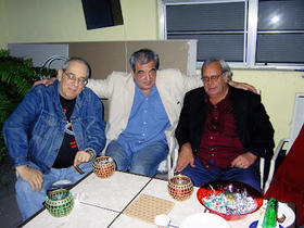 Norberto Fuentes, Eliseo Alberto y Raúl Rivero en Miami
