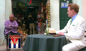La presencia de Cuba en la televisión comercial estadounidense. Conan O’Brien lleva su programa a la Isla