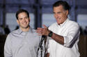 El candidato presidencial republicano Mitt Romney junto al senador Marco Rubio