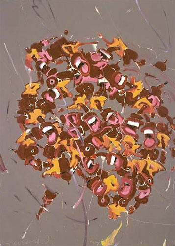 Wet painting #27B. Wet painting #27B.
